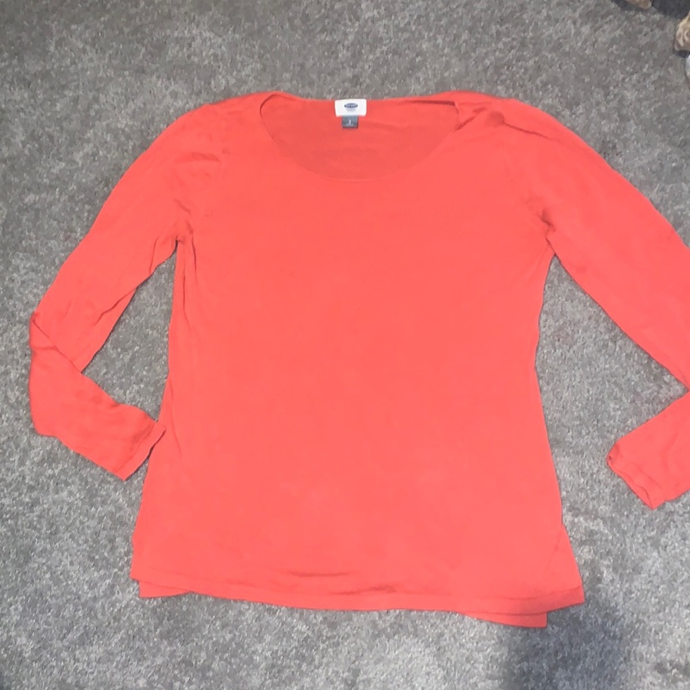 Old navy Scoop neck, coral, lightweight sweater